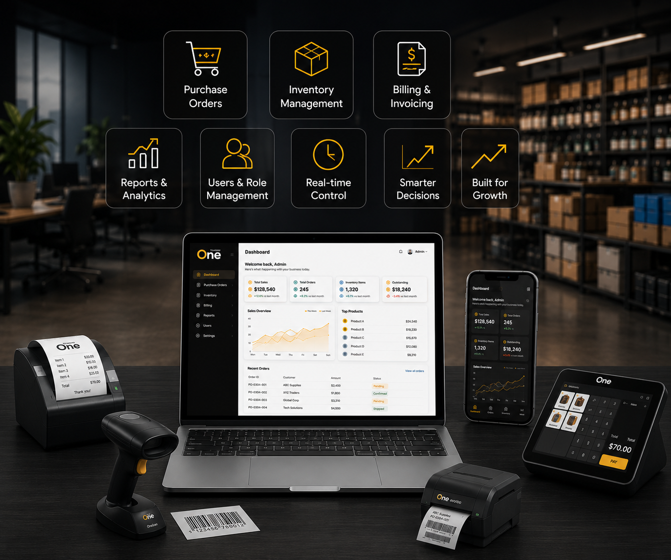 Telosko One Dashboard